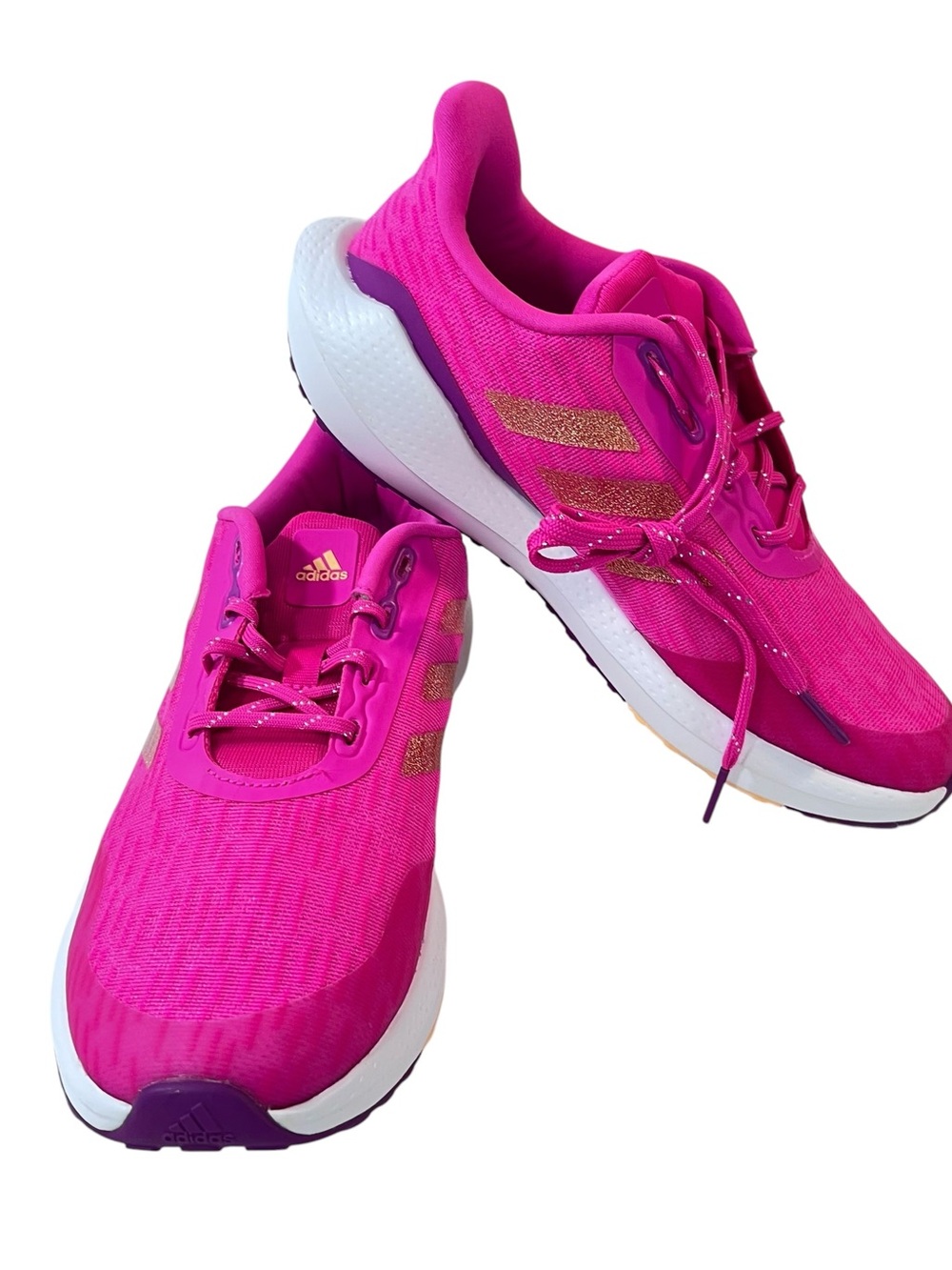 Adidas EQ21 Run J Running Shoes Girls Size 5 New W/O Box